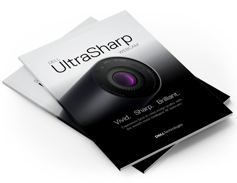 Product Brochure Design for UltraSharp Webcam