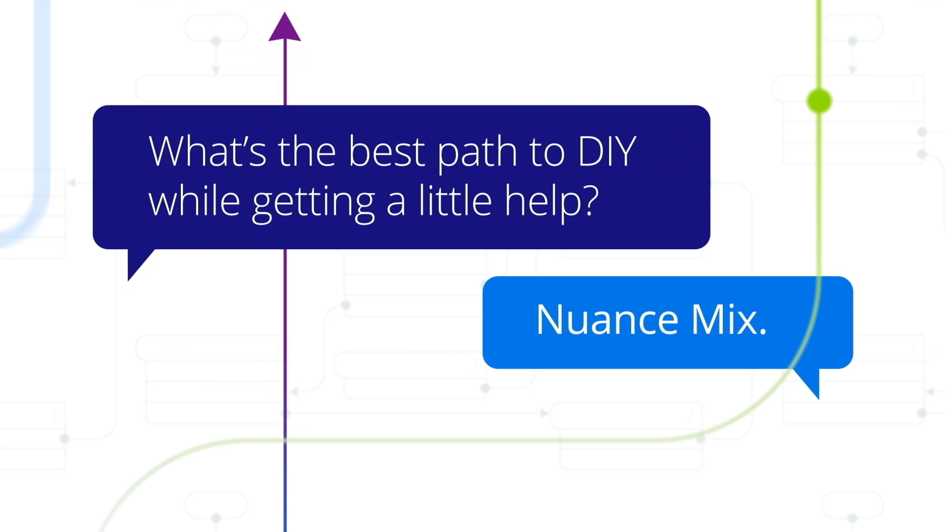 A still frame from the explainer video created for Nuance Mix.