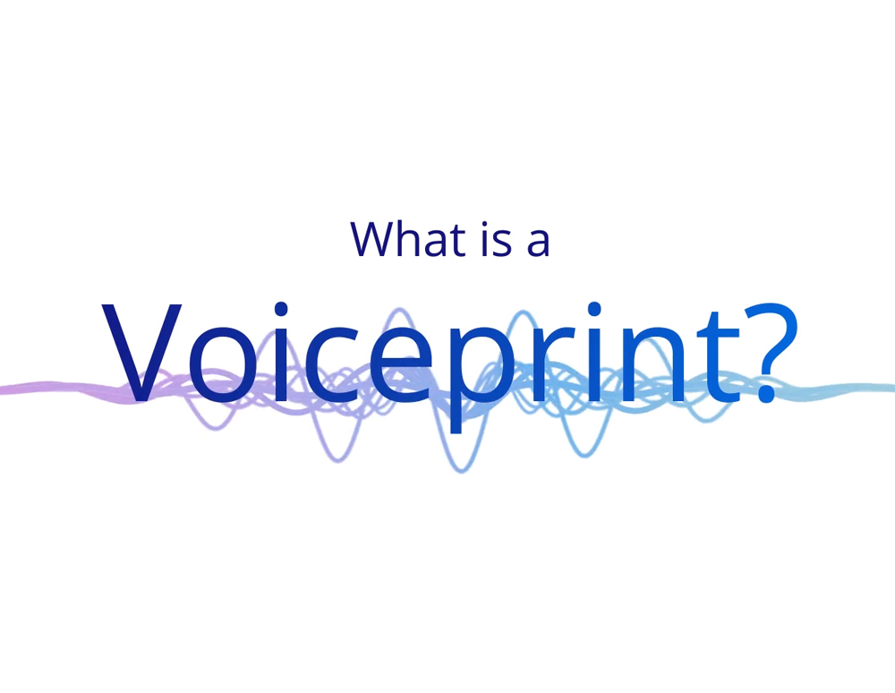 What is a voiceprint?
